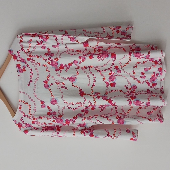 Charter Club size XL women's supima cotton top in pink floral. - Picture 6 of 14